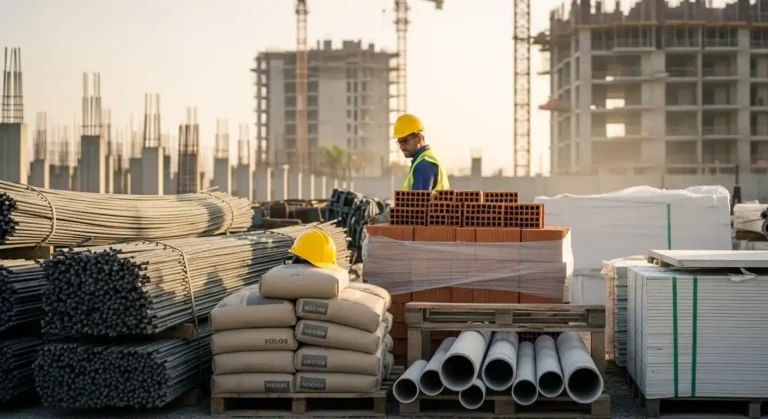 Building Materials in UAE – Construction Site Supply Yard