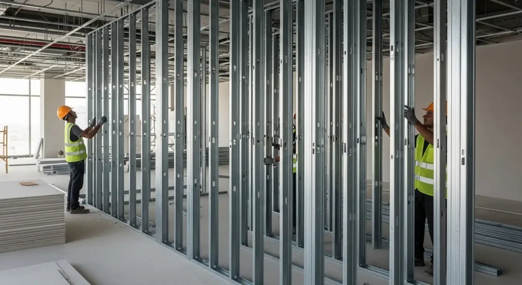 GI stud and track UAE