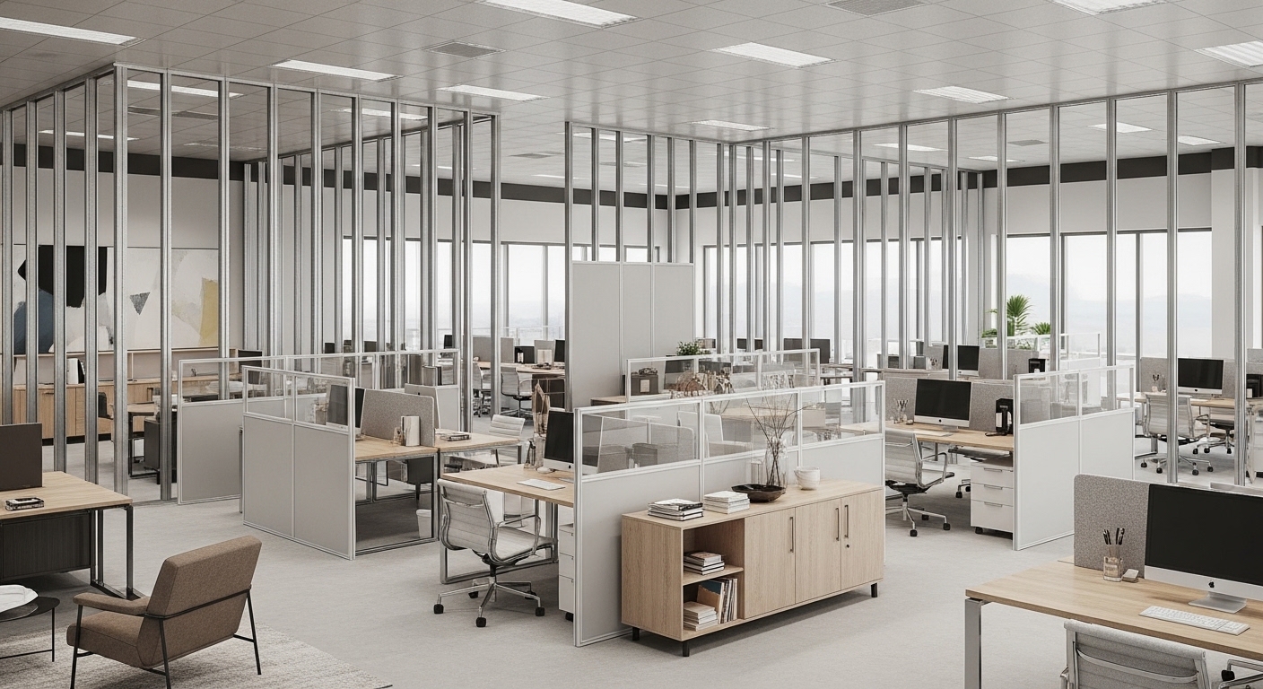 metal stud partition UAE