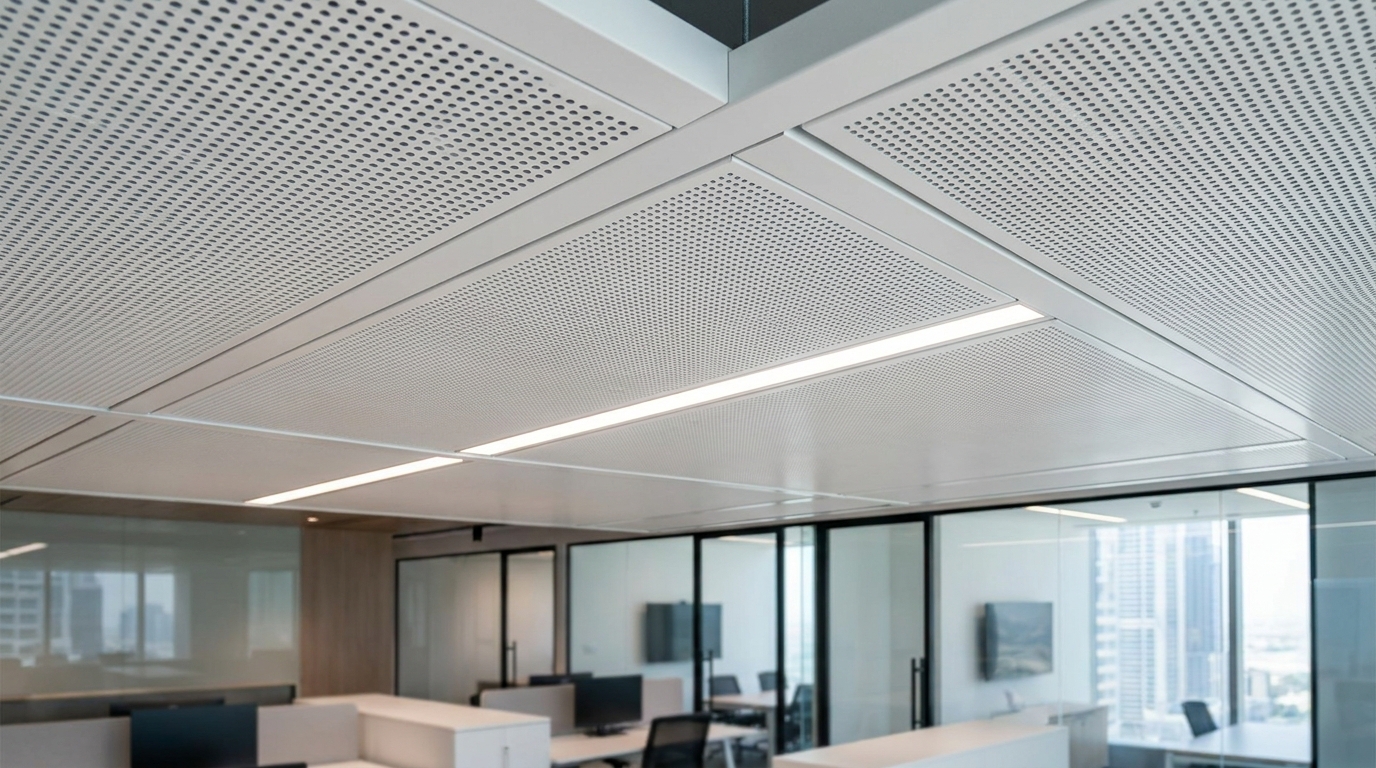 Aluminium ceiling tiles UAE
