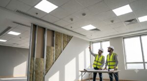 fire safety requirements for ceiling systems in UAE