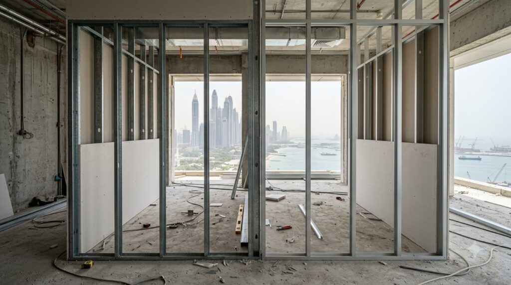 which drywall profiles are suitable for coastal partition walls